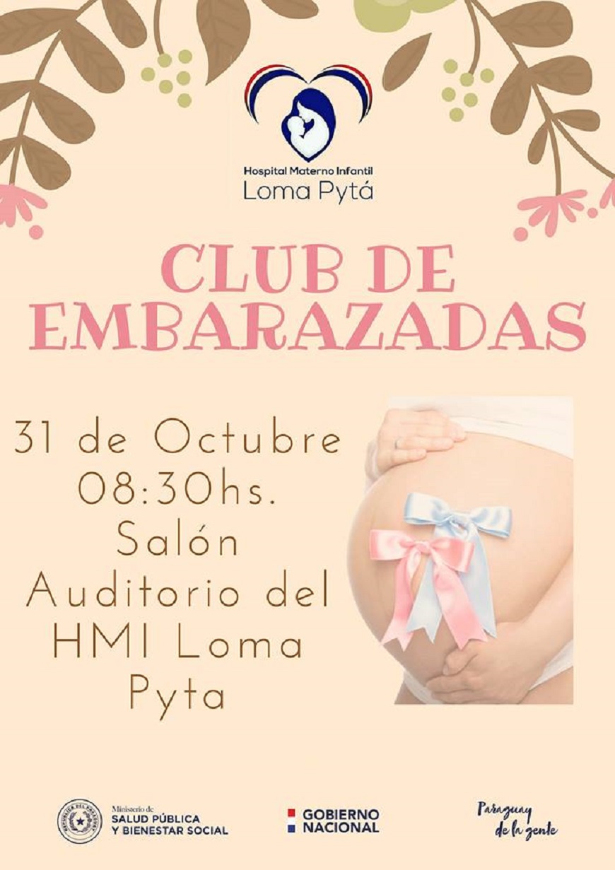 Invitan a participar del Club de Embarazadas a parejas de las gestantes -  Ministerio de Salud Publica y Bienestar Social