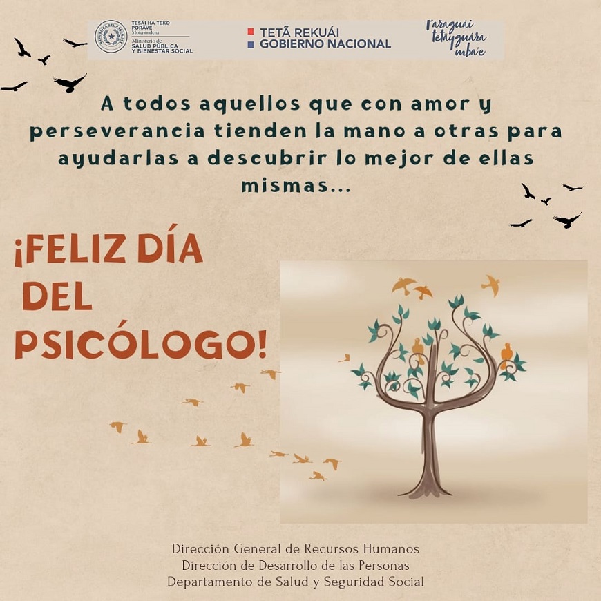 Brindan homenaje a profesionales de psicología - Ministerio de Salud  Publica y Bienestar Social