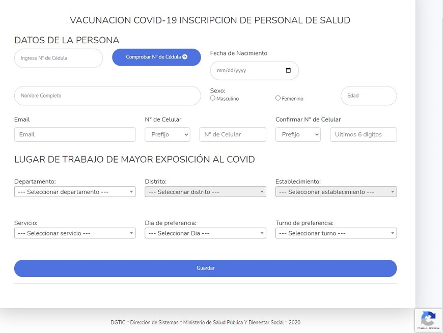 Personal De Salud Podra Inscribirse Para Recibir Vacuna Contra El Covid 19 Ministerio De Salud Publica Y Bienestar Social